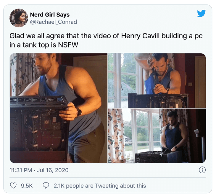 Henry Cavill và dàn PC khủng